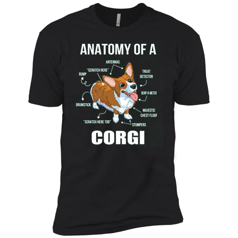 Anatomy of a Corgi Premium T-Shirts