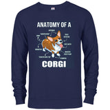 Anatomy of a Corgi Swearshirts