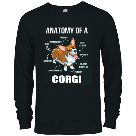 Anatomy of a Corgi Swearshirts