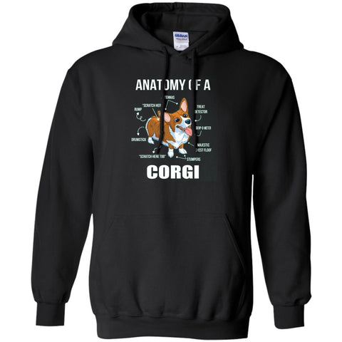 Anatomy of a Corgi Hoodies