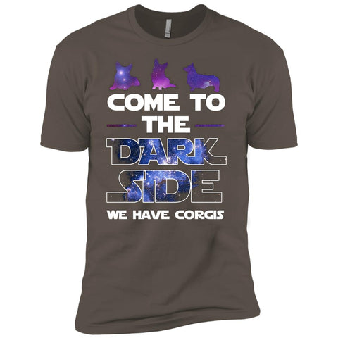 Come To The Dark Side We Have Corgis Premium T-Shirts